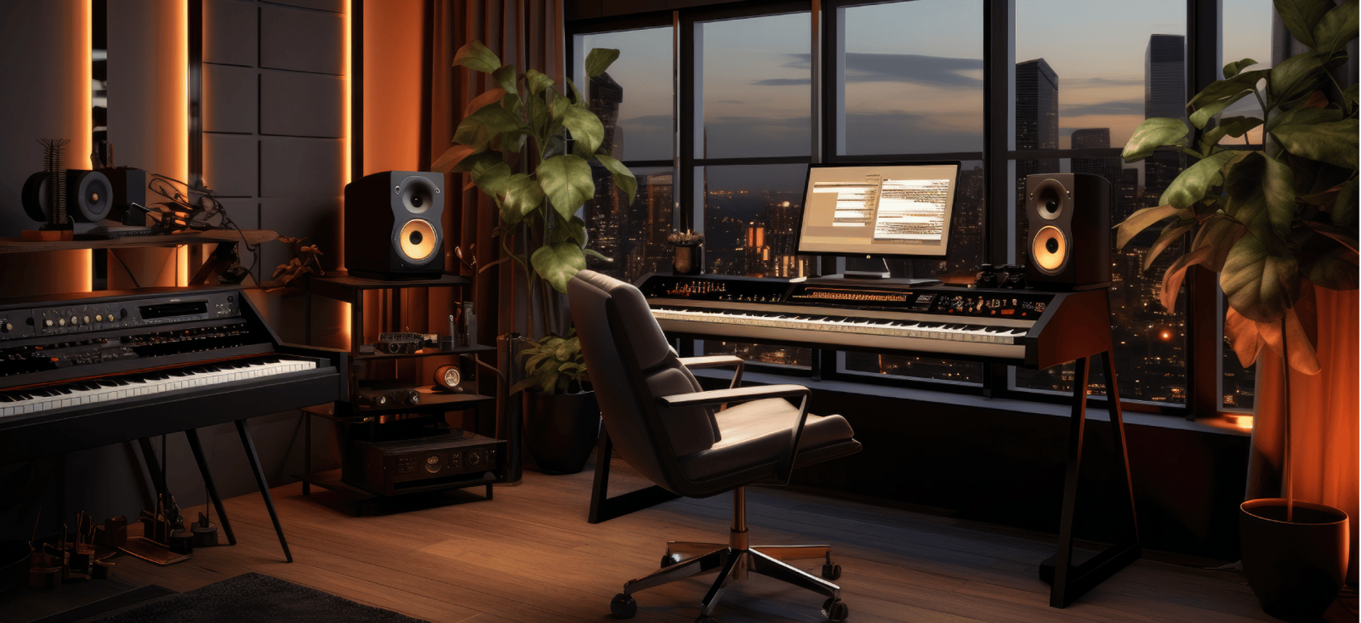Professional recording studio