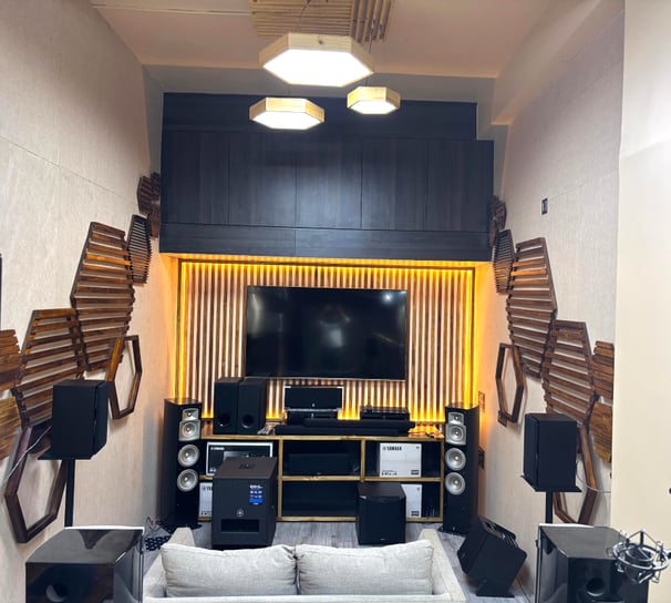 D in Media studio acoustic work
